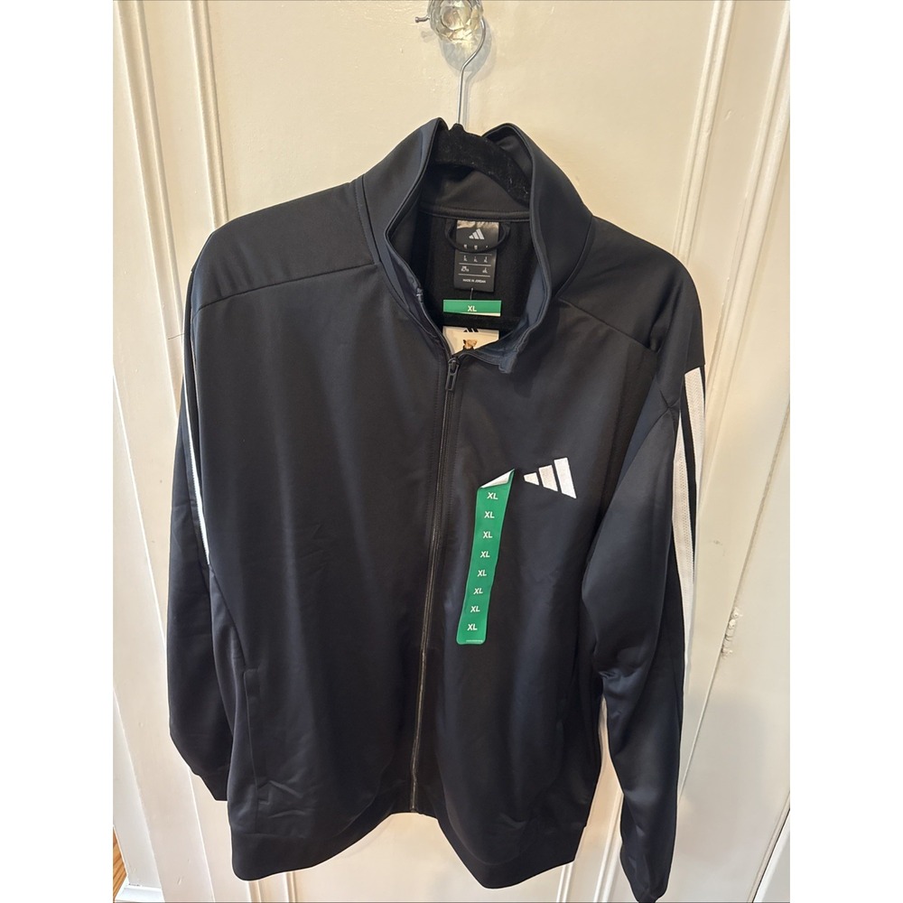 Adidas Tricot Track Top XL Black BNWT